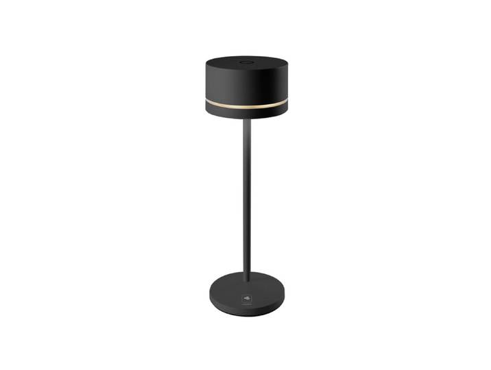 LED-Tischleuchte Monza Leonardo schwarz, 23.5 cm