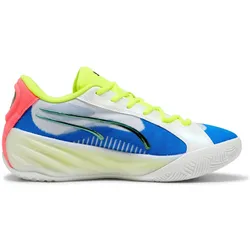 Puma, Unisex, Hallenschuhe, All-Pro Nitro (40), Pink, Gelb, Weiss