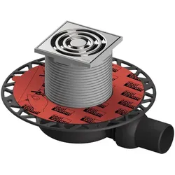 Tece drainpoint S 111 Ablaufset superfl. o. Zulauf, Seal System Universalflansch, 3601105 3601105