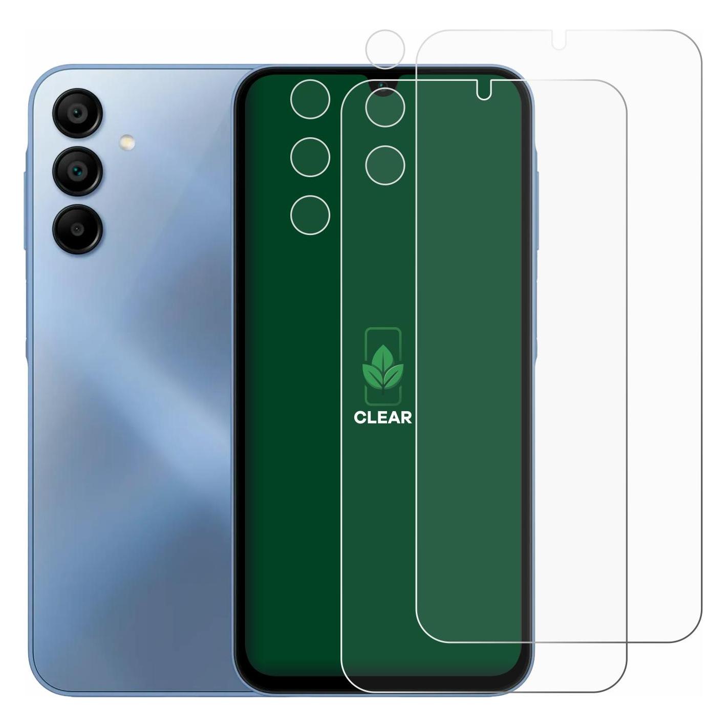 ScreenLeaf Schutzfolie für Samsung Galaxy A15 (Display+Kamera) Displayschutz Display Schutz Folie Klar (Samsung Galaxy A15) (6153080)