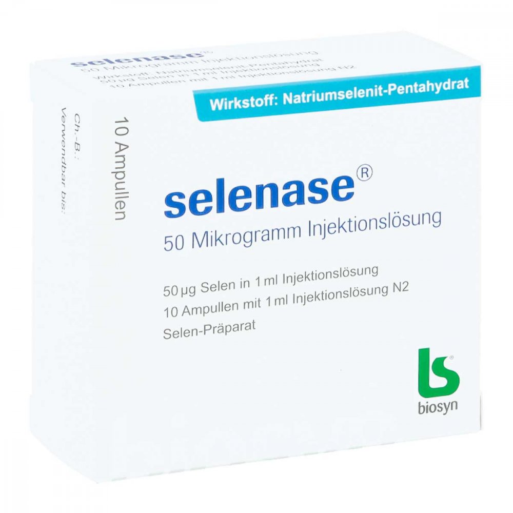 biosyn Arzneimittel GmbH Selenase 50 Mikrogramm Injektionslösung 13865799