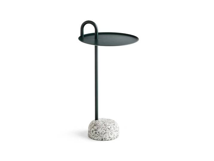 HAY Bowler Beistelltisch Fir green-granite