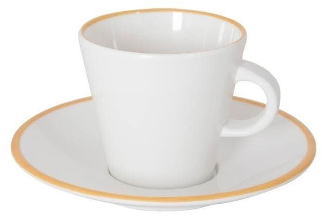 Goudkleurige espresso set van 2 stuks