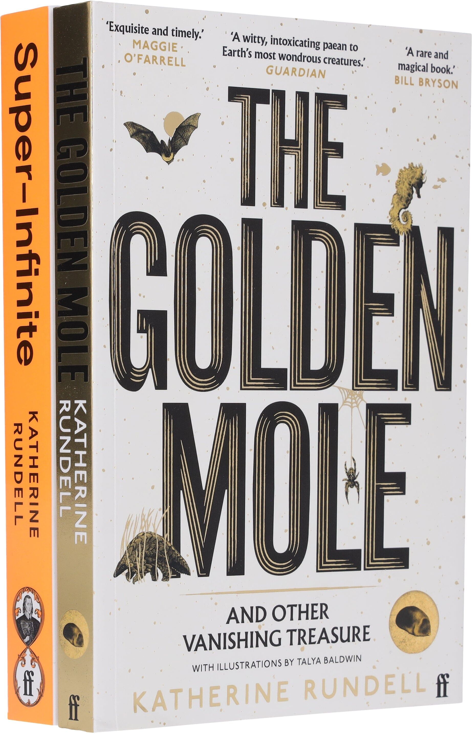 Katherine Rundell Collection (The Golden Mole & Super-Infinite) 2 Books Set - Non Fiction - Paperback Faber & Faber