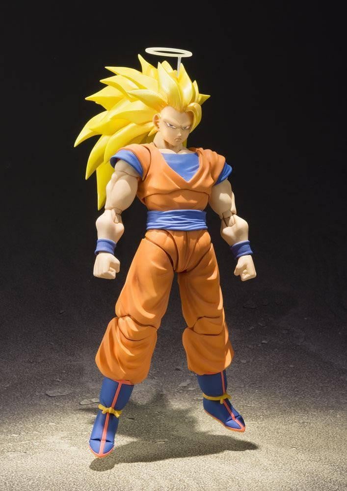 Bandai Tamashii Nations Dragonball Z SSJ 3 Son Goku S.H. Figuarts actiefiguur, 16 cm
