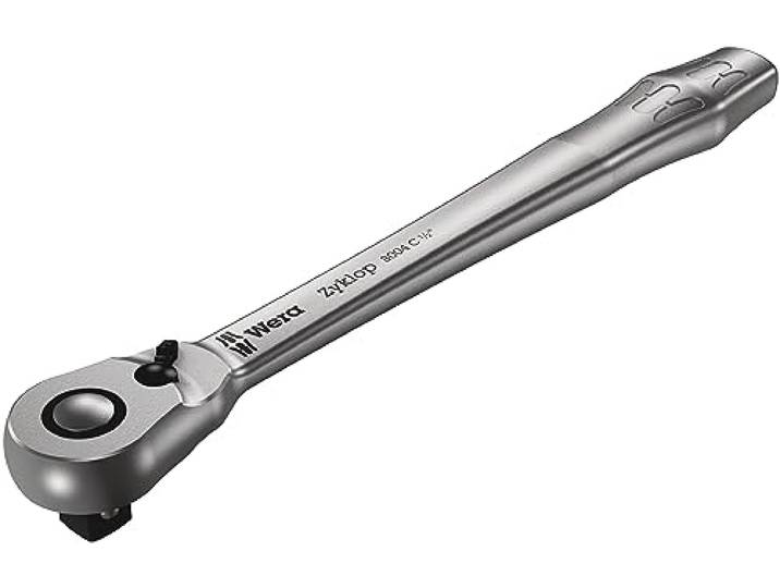 Wera 05004064001 8004 C Cliquet Zyklop Metal avec levier d‘inversion\, à carré 1/2“\, 281 mm