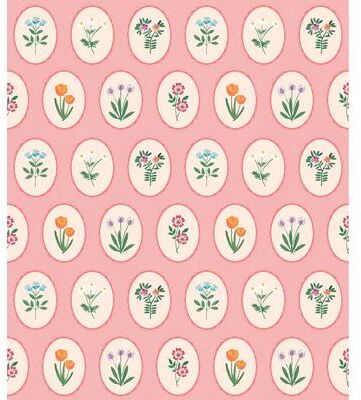 Veer Decor Heirloom Floral Medallions Peel and Stick Wallpaper