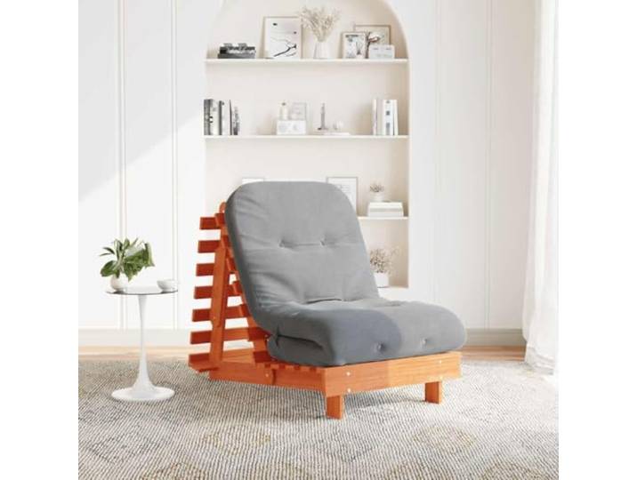 GBCDSWBR Schlafsofa mit Matratze, Futon Klappbar aus Massivholz Kiefer Platzsparendes Design, Verstellbare Rückenlehne, Ideal für Gästezimmer