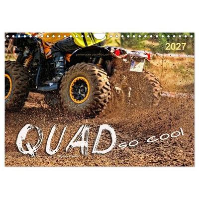 Quad - so cool (Wandkalender 2027 DIN A4 quer), CALVENDO Monatskalender
