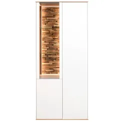 Mäusbacher Vitrine Meran Dekor Weiß / Matt