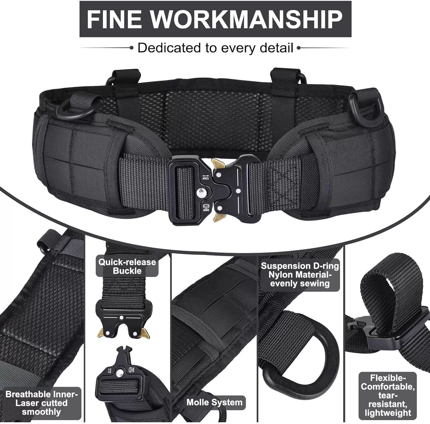 INF Taktische Nylon-Gürteltasche