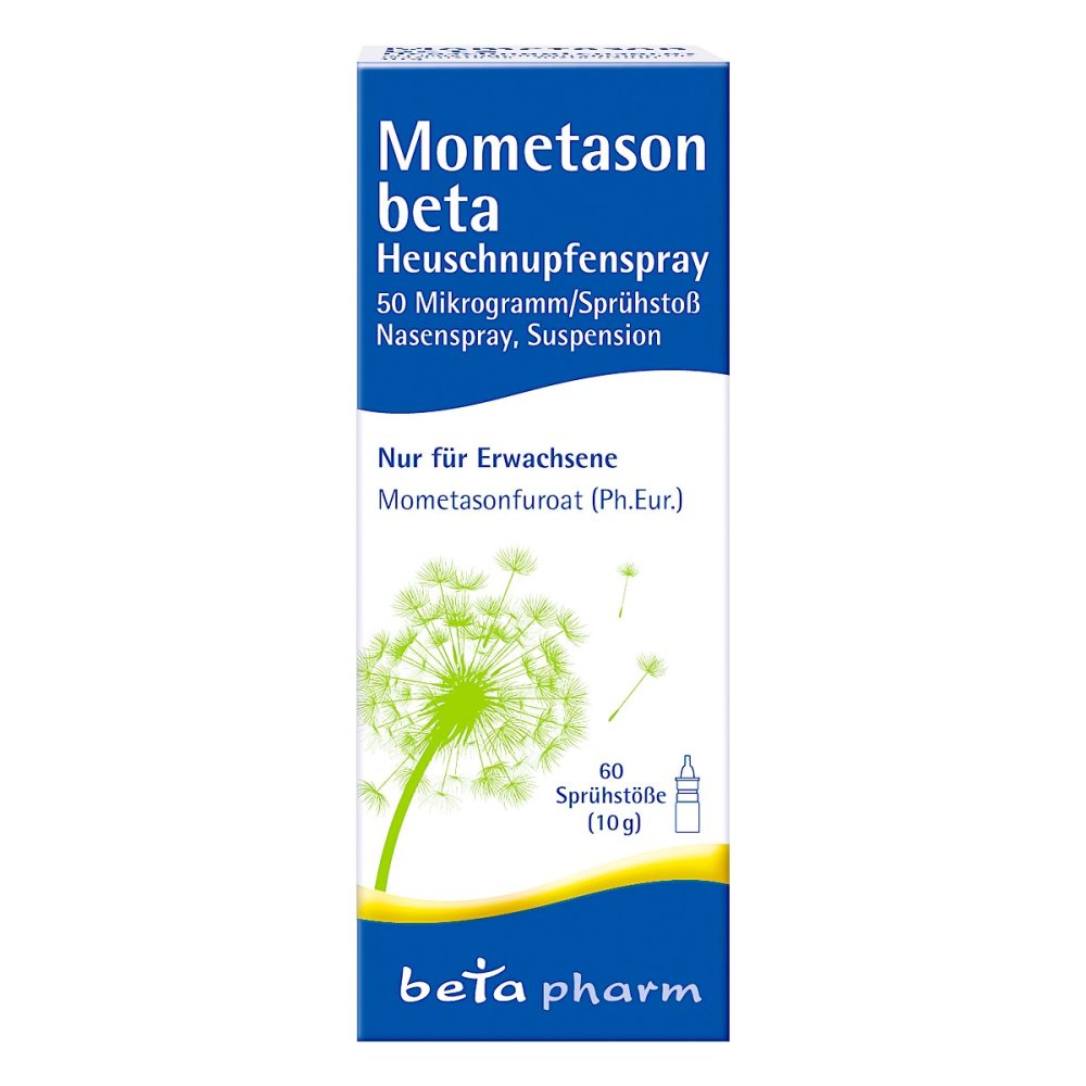 betapharm Arzneimittel GmbH Mometason beta Heuschnupfenspray 50[my]g/sp.60 Spitze 14374112