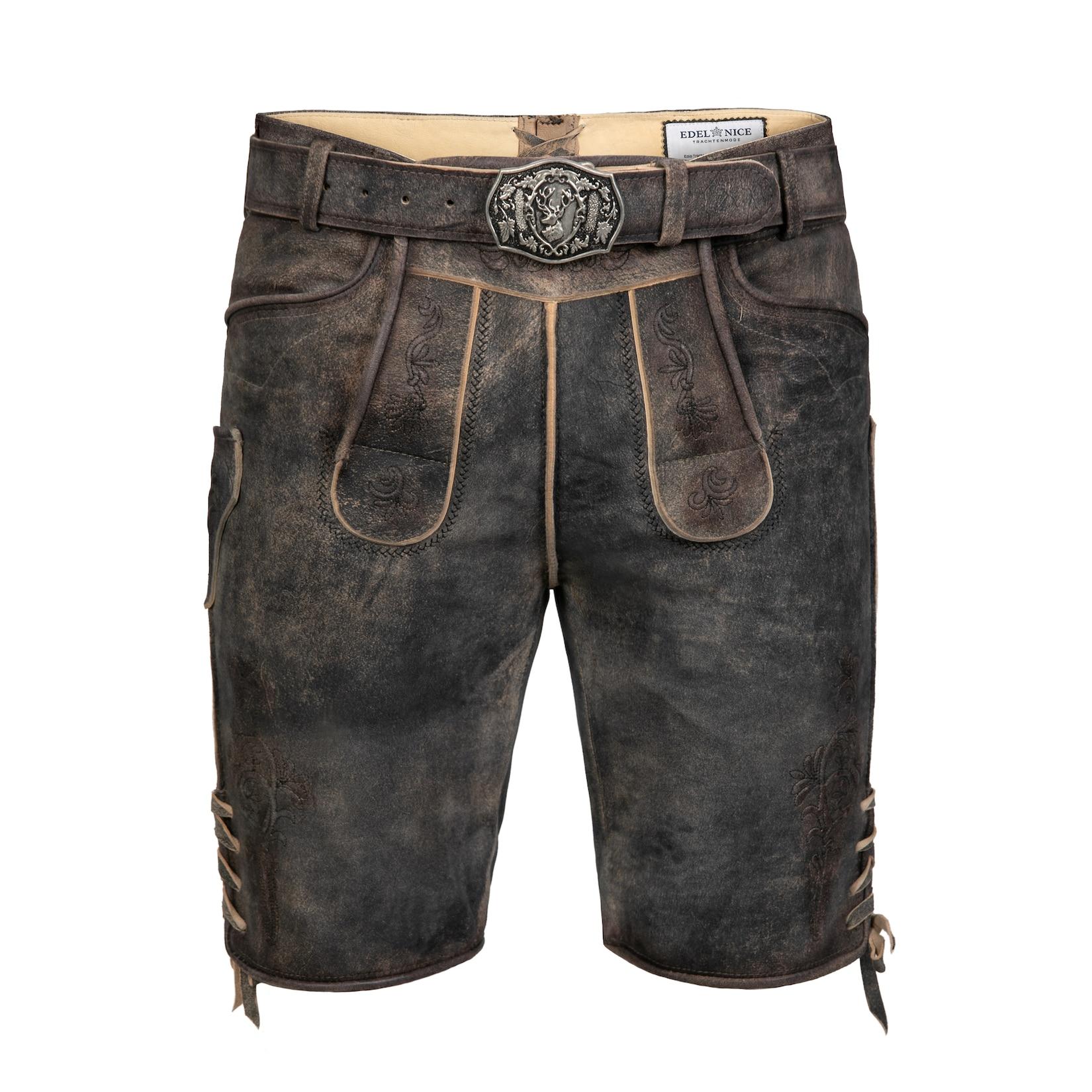 Kurze Wildbock Lederhose Tom