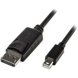Lindy Mini DisplayPort — DisplayPort (5 m), Videokabel, Schwarz