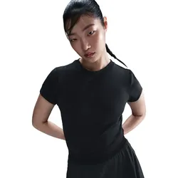 NIKE Court Advantage Dri-FIT kurzarm Tennisshirt Damen 010 - black/black L