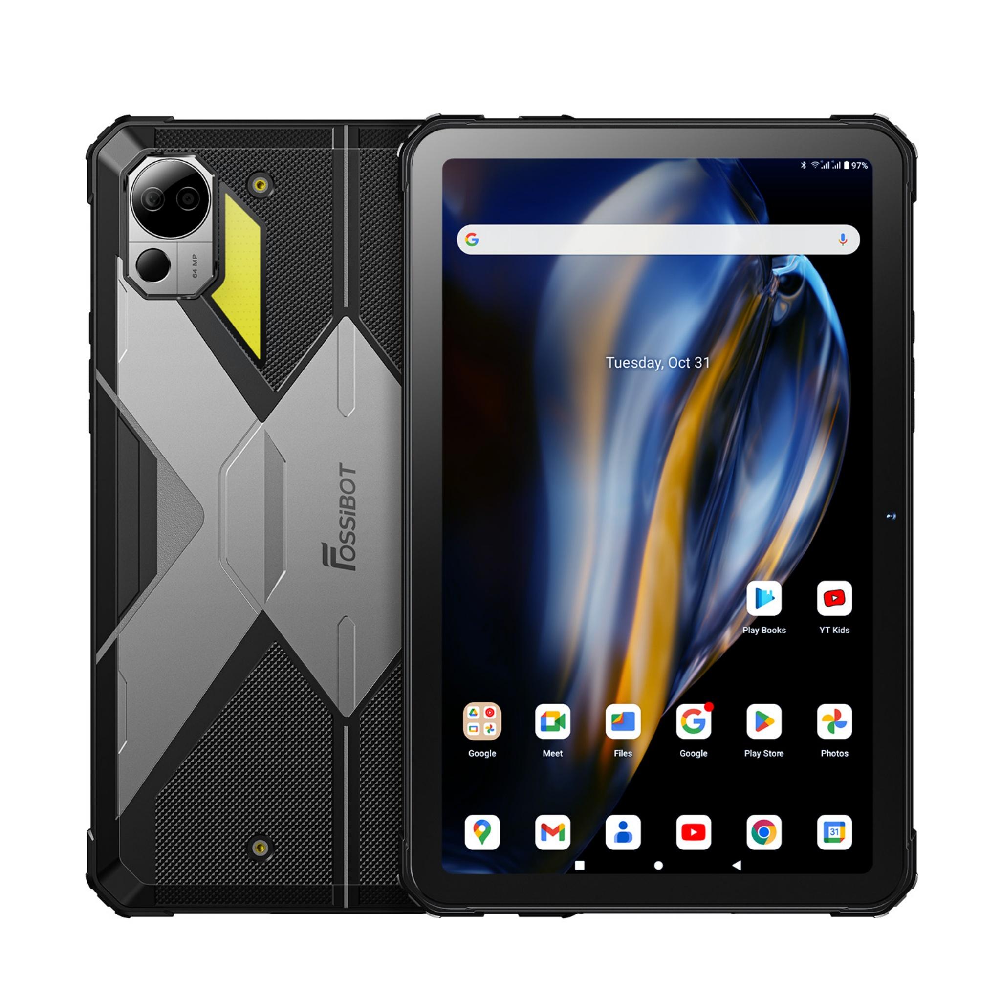 Android-Tablet | Fossibot DT2 | 10.4" 2K Bildschirm, 12GB+256GB, 22000mAh Akku ,Android 13 - Grau