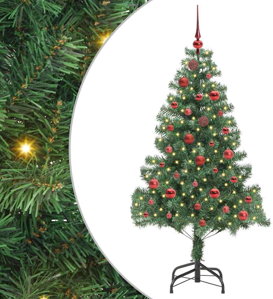 vidaXL Sapin de Noël Vert 150 cm PVC