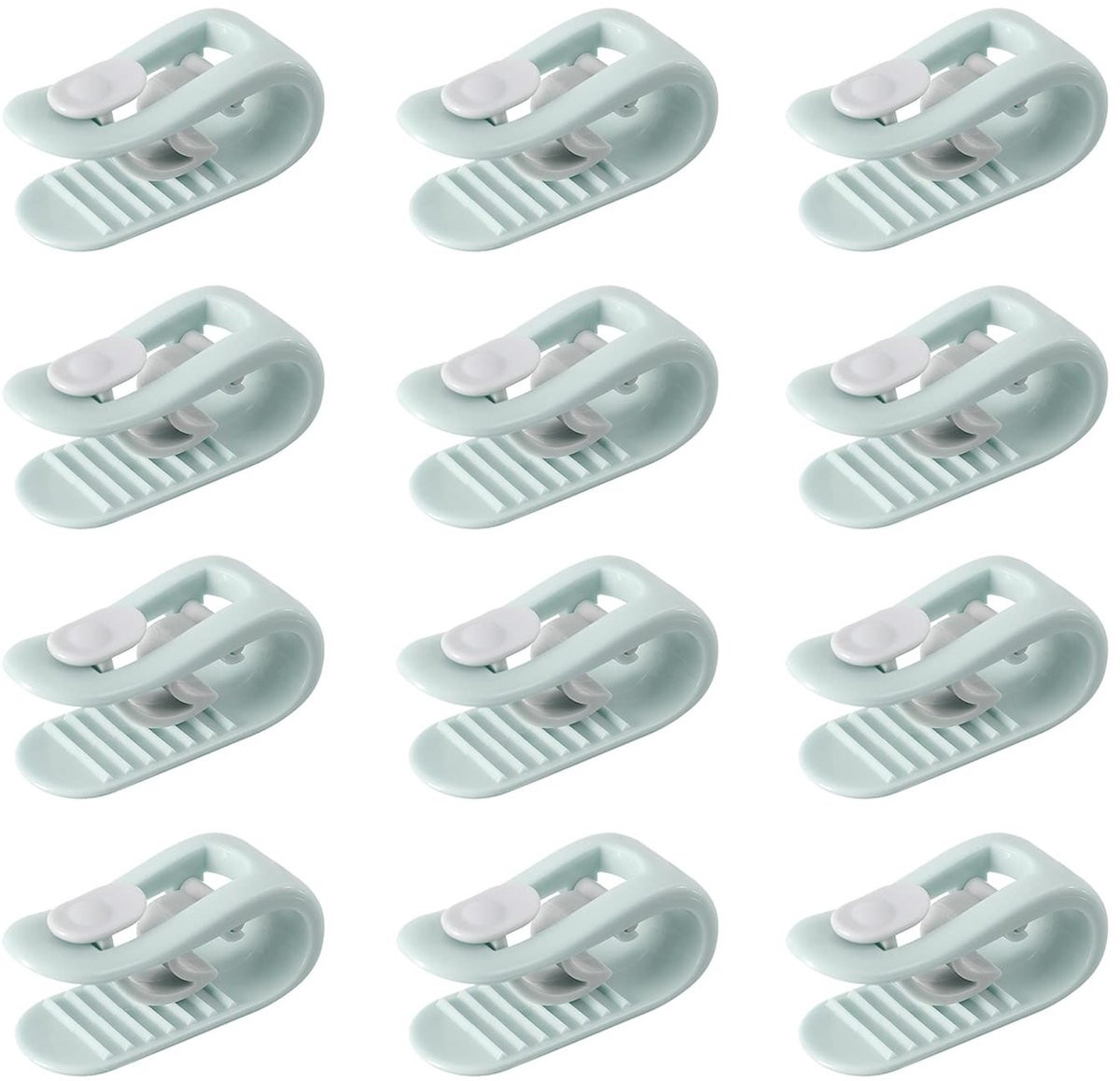 Dailygoods Dekbedovertrekclips - 12 stuks - Antislip en hoge elasticiteit