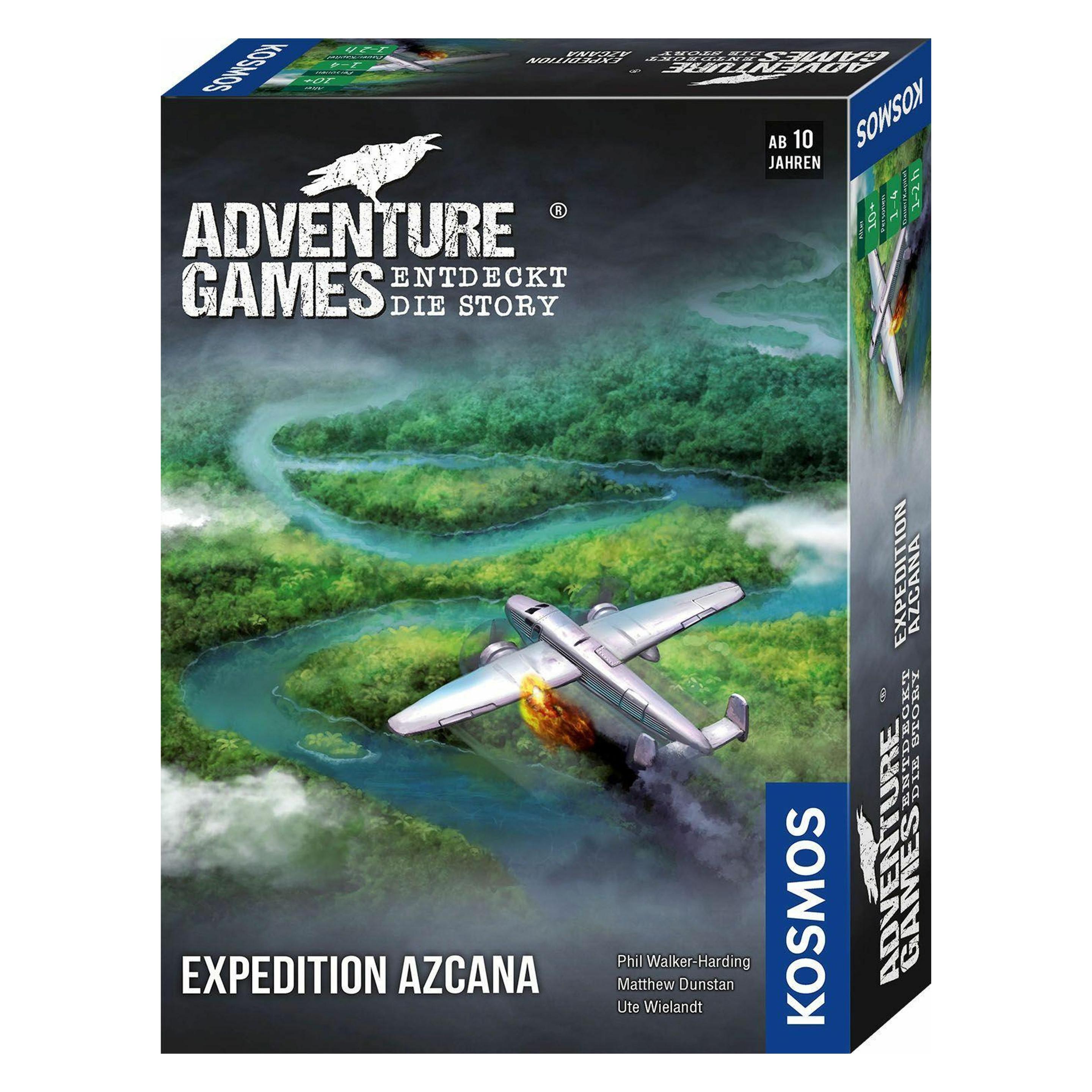 Kosmos Adventure Games - Expedition Azcana Brettspiel Reisen/Abenteuer (Deutsch, 1 - 4 Spieler) (682842)