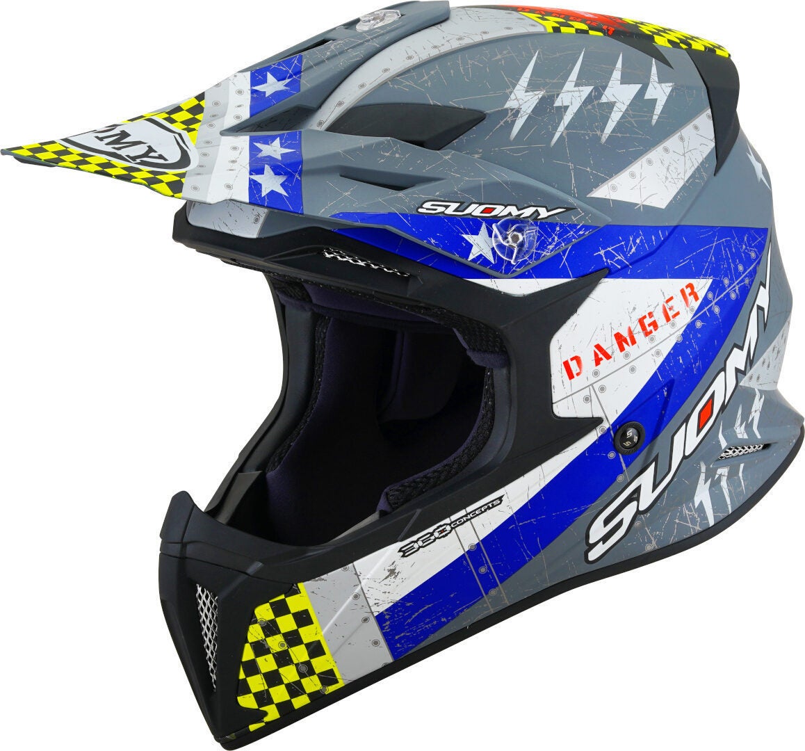 Suomy X-Wing Jetfighter E06 Motocross Helm K6XW0017.3