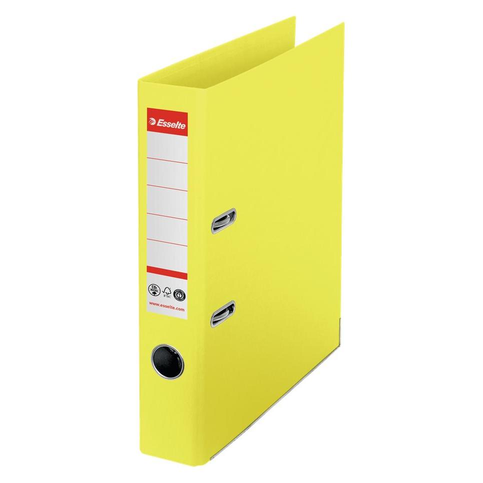 Esselte Sammelmappe Nr.1 CO2-neutral, A4, 50 mm breit, gelb 627573 (A4, 50 mm, 1 Stk.) (sek0012087)