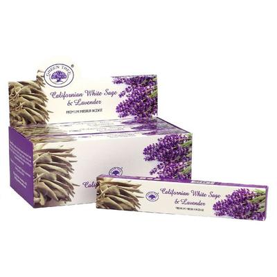 Räucherstäbchen Green Tree 'Californian White Sage & Lavender' 15gr.