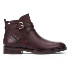 Pikolinos für Damen. W3C-8869 Dunkelbraune Lederstiefeletten Puertollano (40), Wohnung, Reißverschluss, Lässig