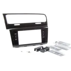  Radioblende VW Golf VII 2DIN piano black 