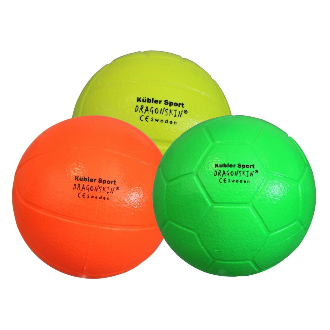 Dragonskin Kübler Sport 3er-Set PU-Softbälle (D9930+D9331+D9332)