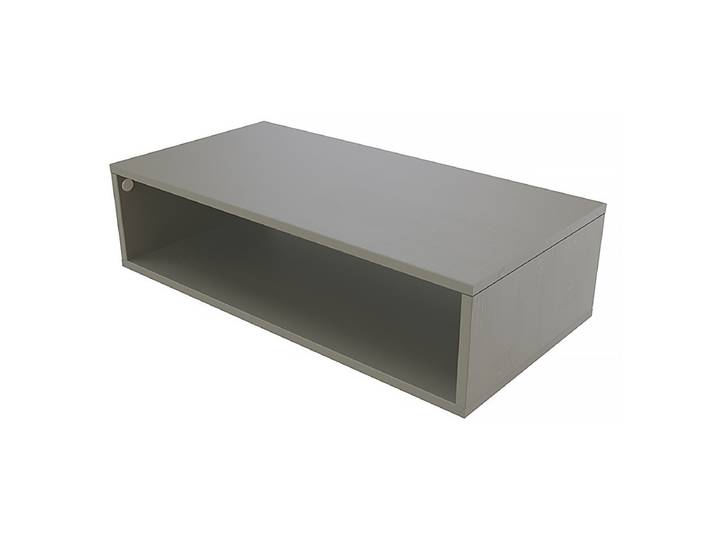 Cube de rangement bois 100x50 cm Gris
