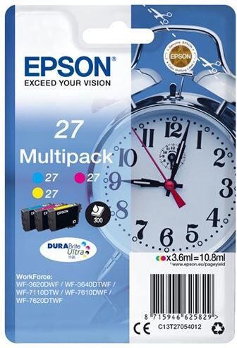 Epson Tinteiro  27 - C13T27054012 - Ciano   Magenta   Amarelo