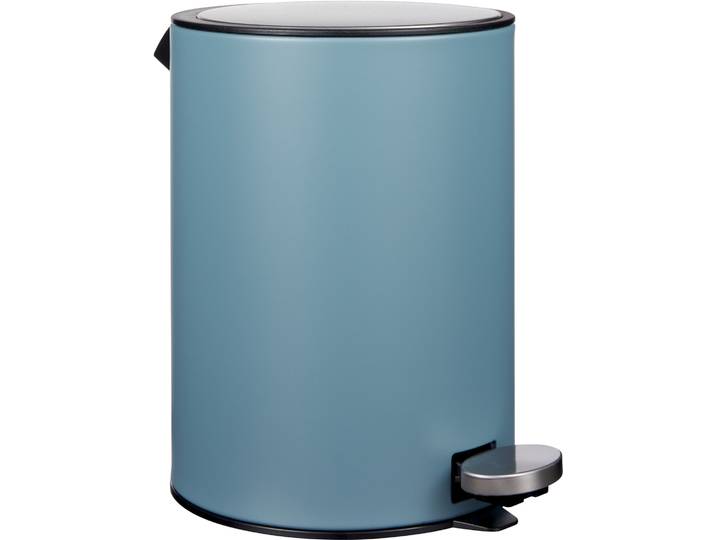 Treteimer Elegance blau matt Slow Down