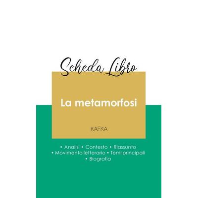 Scheda libro La metamorfosi di Kafka (analisi letteraria di riferimento e riassunto completo), Taschenbuch von Franz Kafka, Paideia Educazione,
