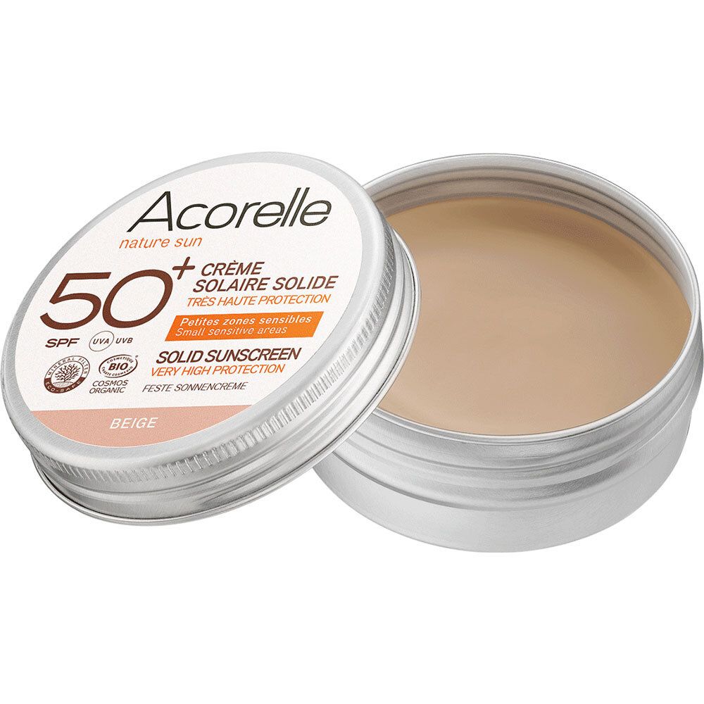 Acorelle CR SOL Solid Beig Spf50+ 20 g Sonnenschutzcreme