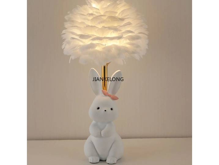 Décoration de la maison moderne LED veilleuse mignon lapin Animal dessin animé lampe réglable pour enfants enfants chambre cadeau lumière de couchage