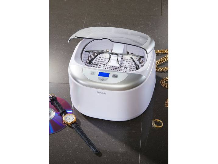 Sanitas Ultraschallreiniger, Weiss-Silber