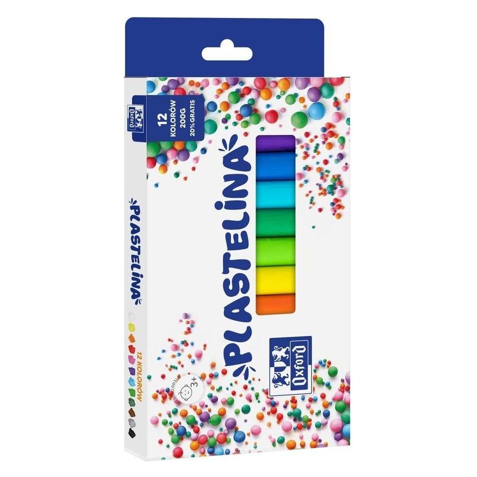 Oxford Knete 12 Farben 200g (491714)