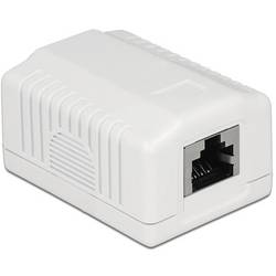 Delock Netzwerkdose Aufputz CAT 6a Weiß 86196