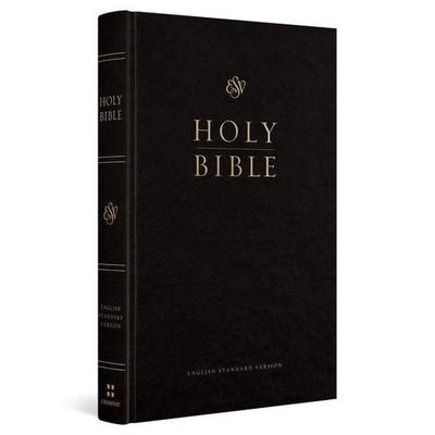 ESV Church Bible, Red Letter (Hardcover, Black), Gebundene Ausgabe von Esv Bibles, Crossway