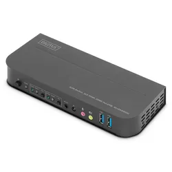 Digitus KVM Switch, 2x1 HDMI, HDMI Out,USB, 4Kx2K@60Hz