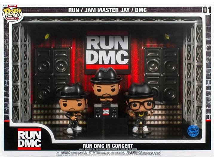 Funko Spielfigur POP Moments Deluxe - Run DMC in Concert