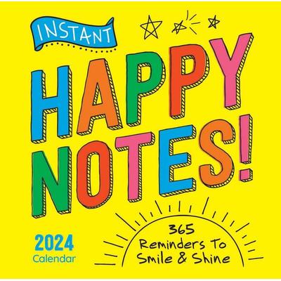 2024 Instant Happy Notes Boxed Calendar, Taschenbuch von Sourcebooks, Mayhem Books, 978-1-72826-808-8