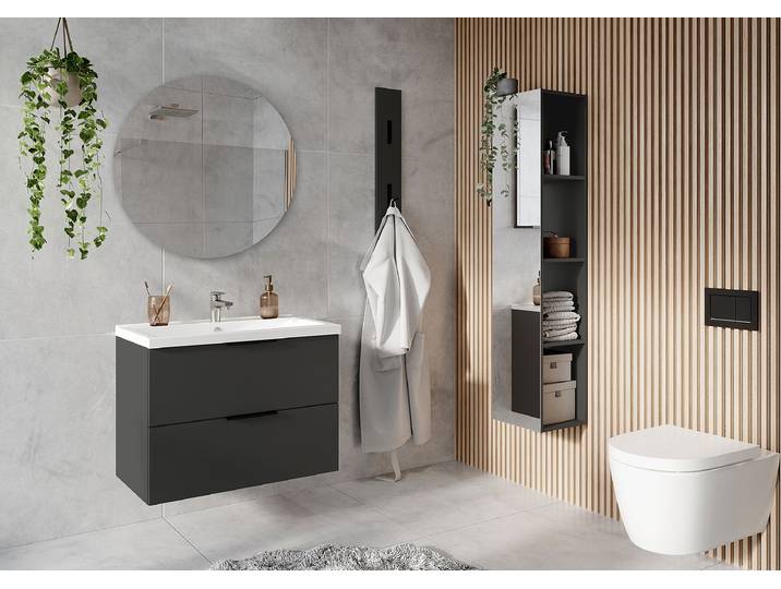 Meuble vasque Crandon 65cm Gris