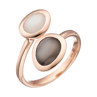 Fingerring JOBO "Ring Roségoldring" Gr. 52, rosa (roségold 585), Fingerringe, Damen, 52, Roségold 585, Fingerring, 585 Roségold mit Mondstein
