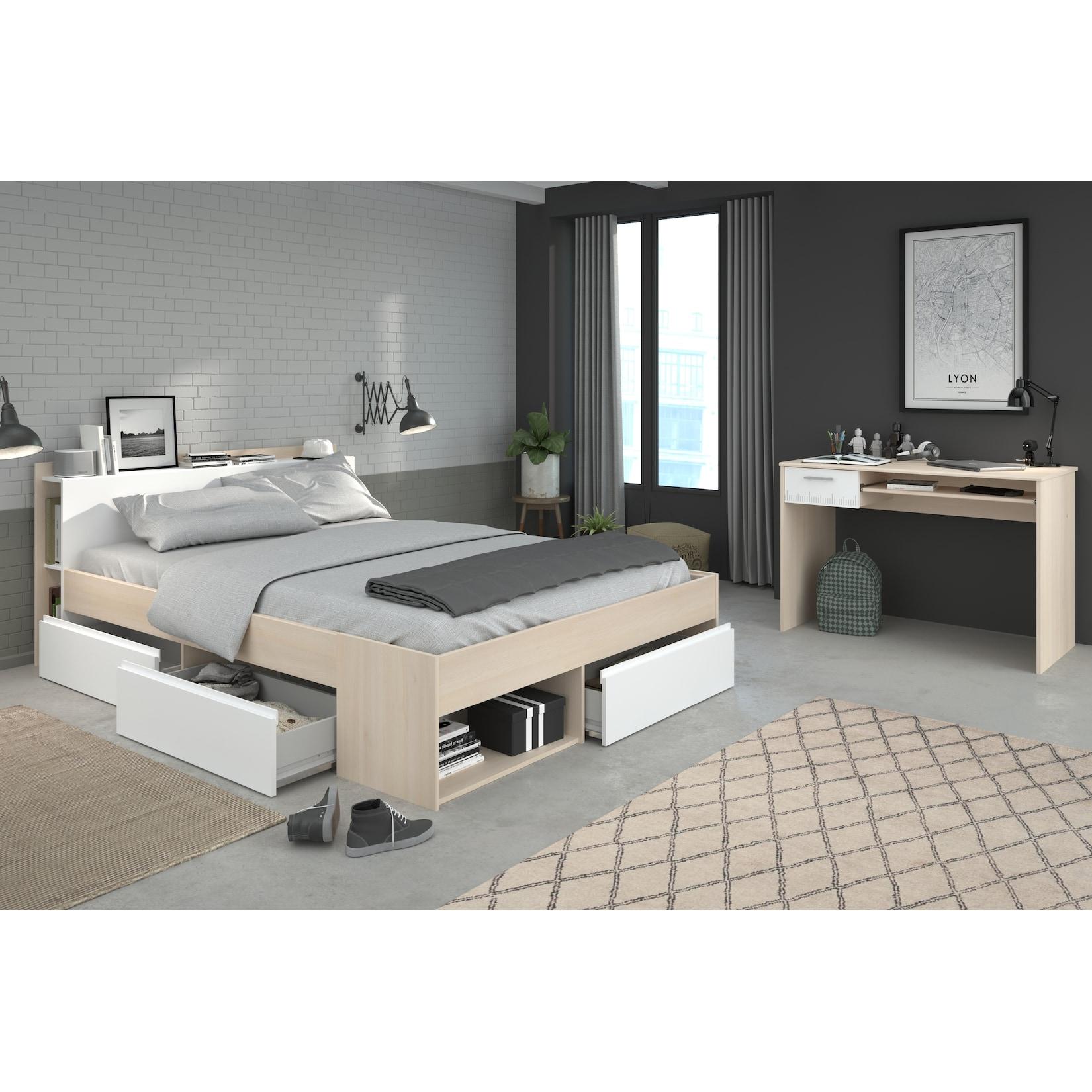 Parisot Schlafzimmer-Set "Most 62" Akazie-Weiß