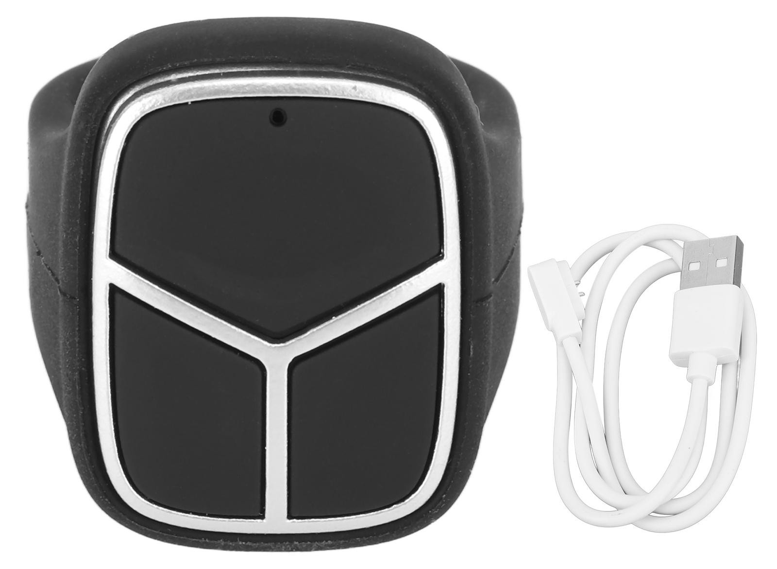 Gistuch Draadloze Bluetooth-afstandsbediening met indicatorlampje voor pagina-omdraaien, camera-ontspanner en selfies