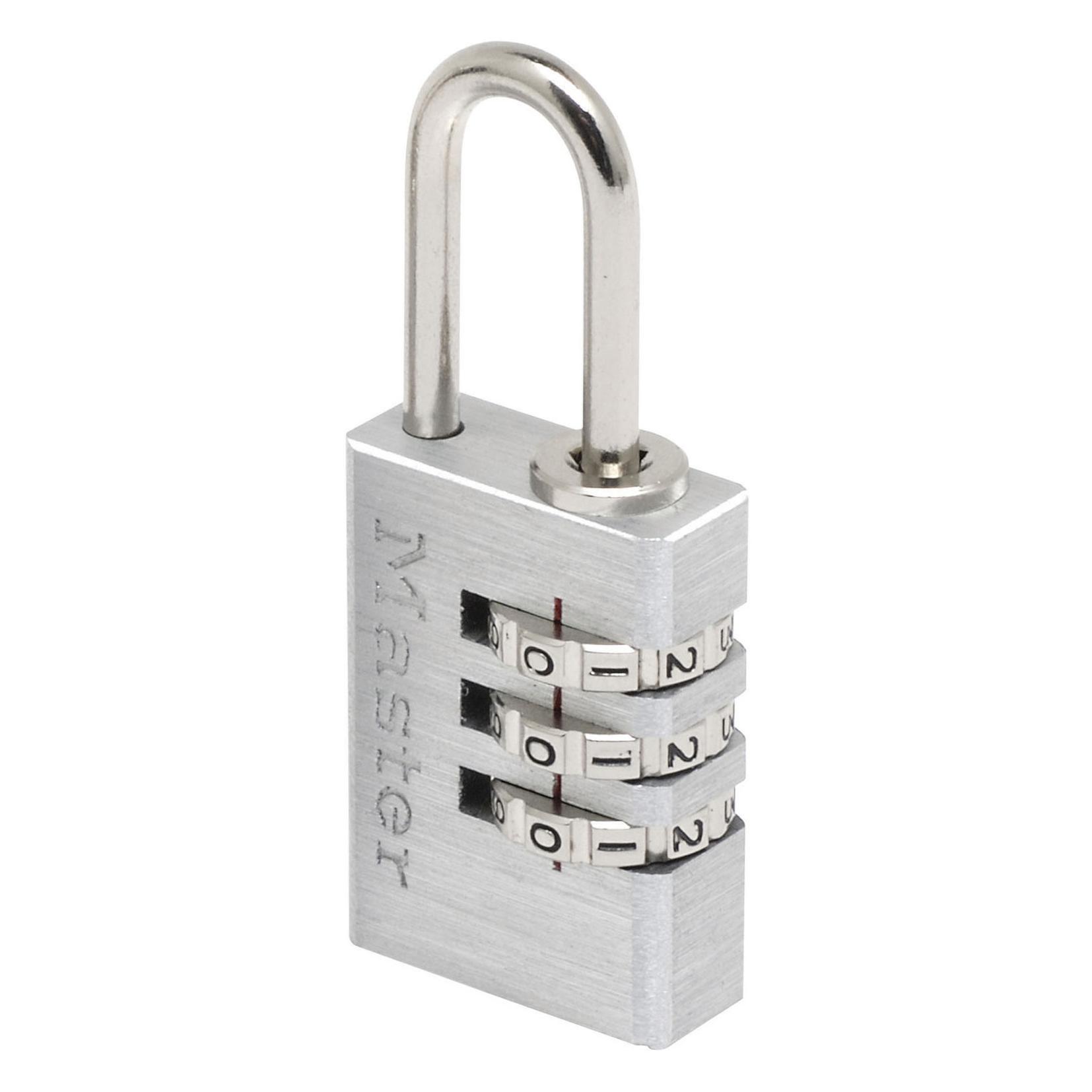 Master Lock Zahlenschloss aus Aluminium Stahlbügel 7620EURDCC (7620EURDCC)