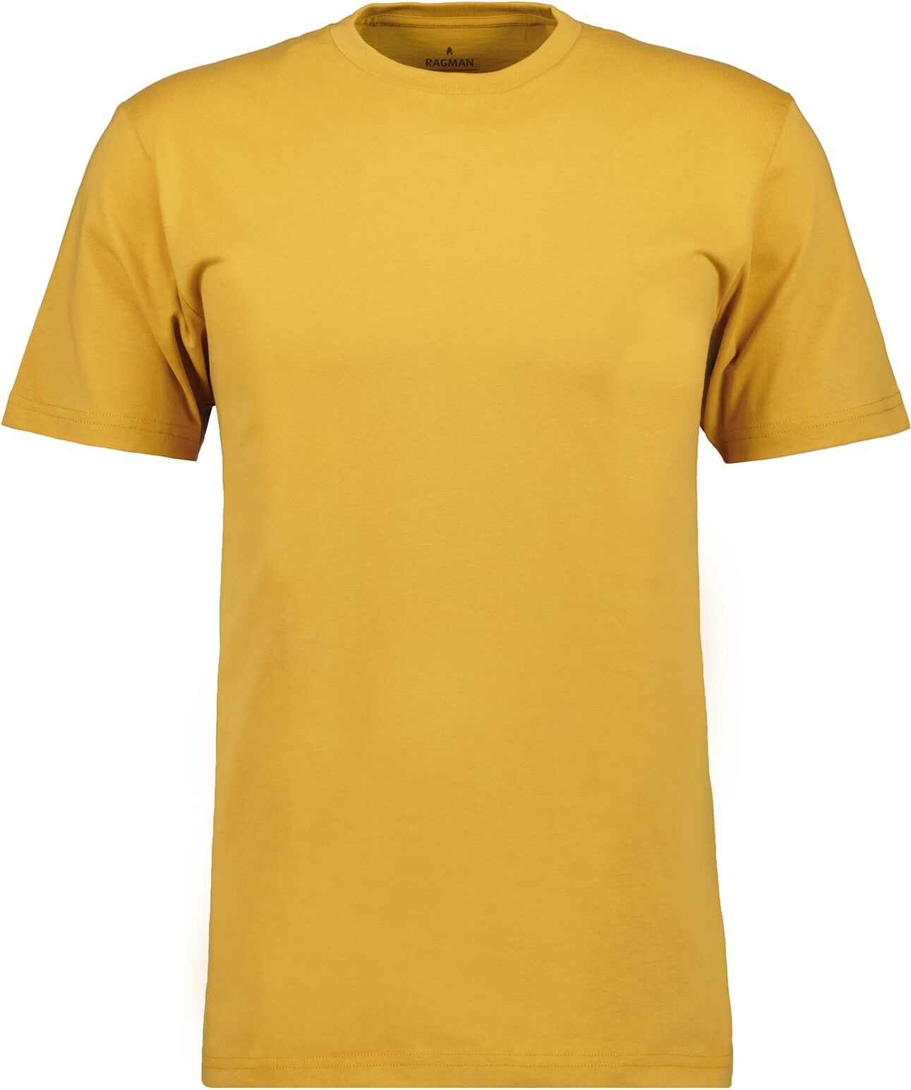 Longshirt RAGMAN, Herren, Gr. 110, gelb (kürbis, 536), Baumwolle, Rundhals, Shirts Longshirt kürbis, 536 110
