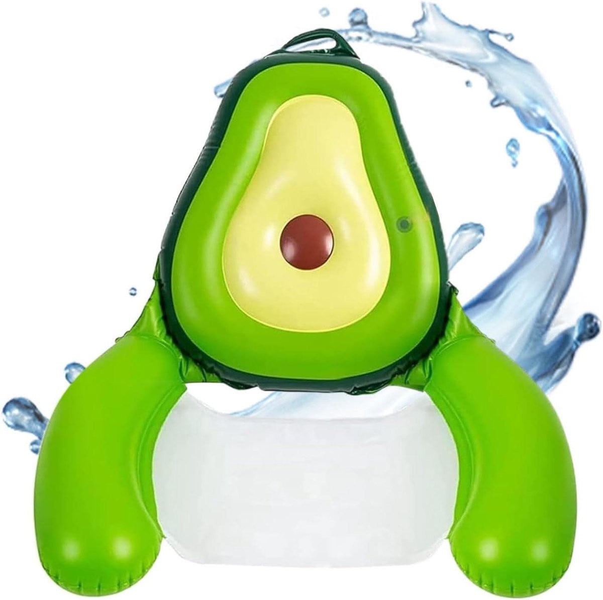 Groene Avocado Zwembad Drijver - Luchtbed Vlotter - 70 cm