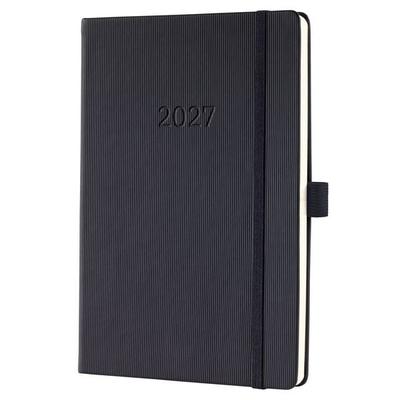 SIGEL C2714 Wochennotiz-Kalender Conceptum 2027, ca. A5, Hardcover, schwarz